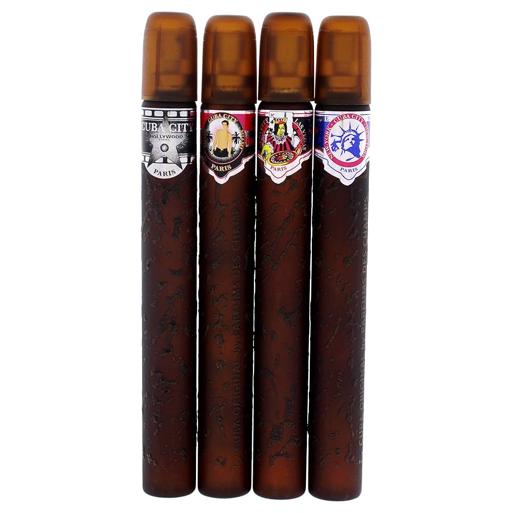 CUBA CLASSIC 香水セット 4本 35ml Amazon.com : Cuba By Cuba for Men Gift Set, 4 Count